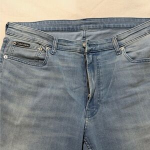 Calvin Klein Men's Denim Jeans in Light Blue